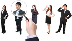 Staff recruitment via Web 1